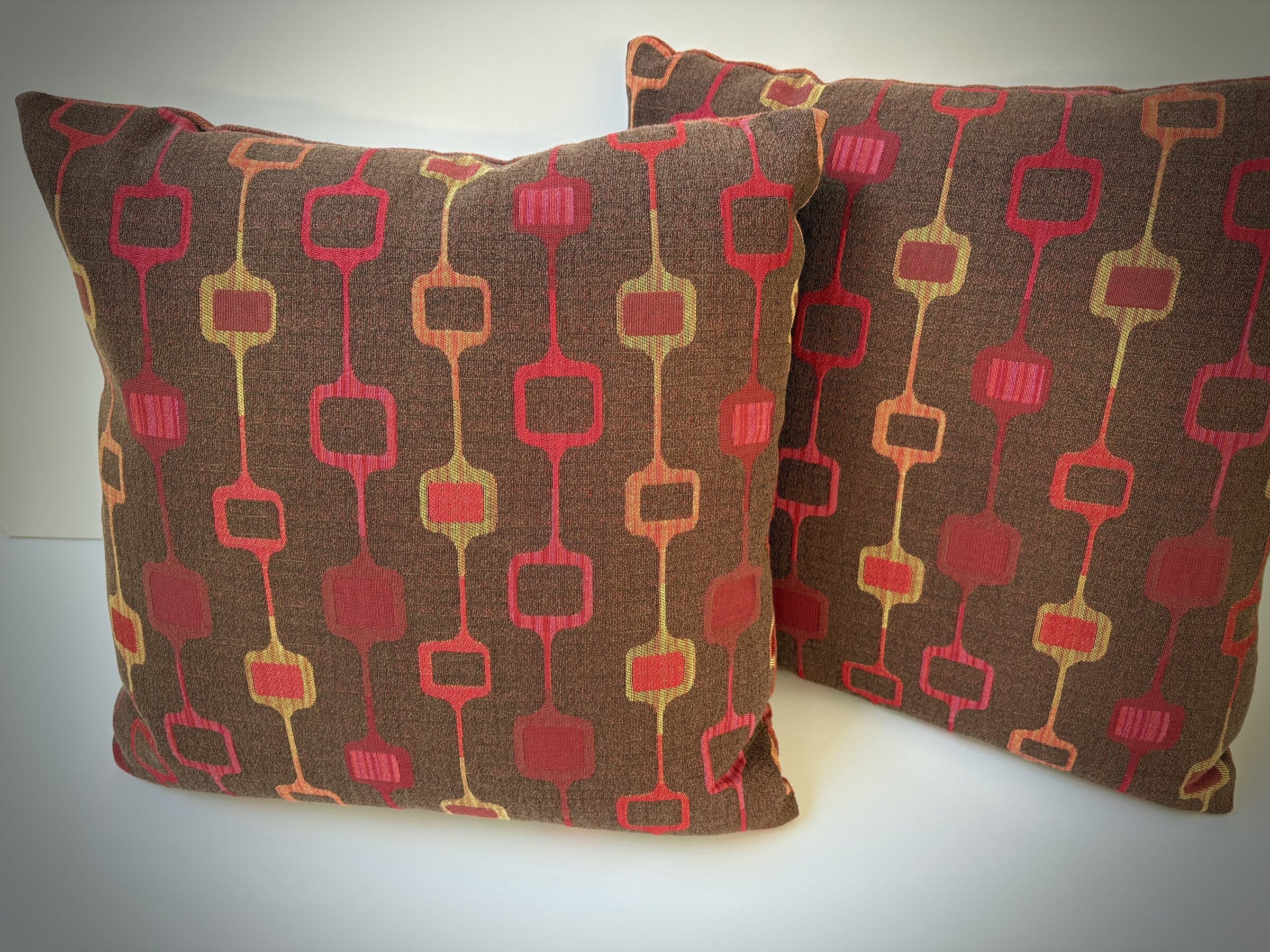 Mid Century Modern Motif Pillow