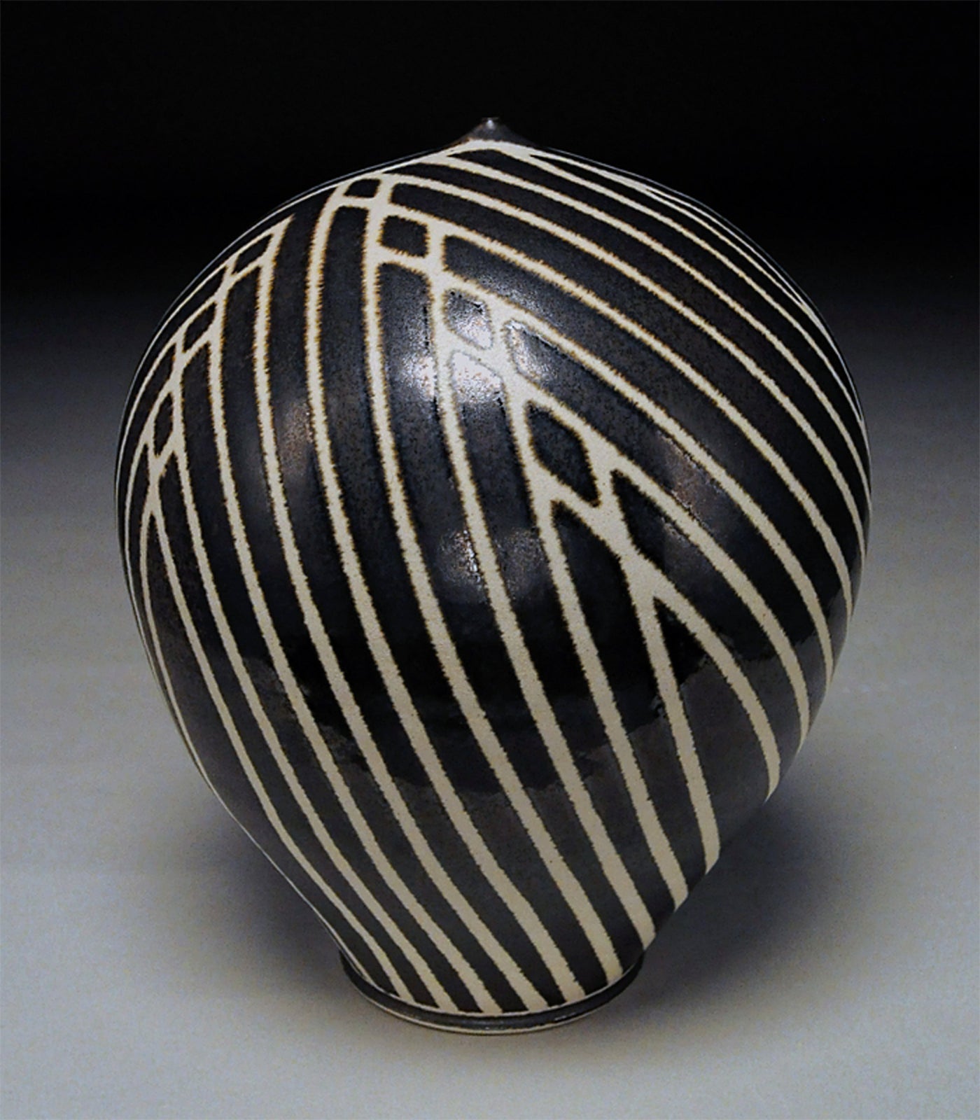 Bronze Striped Bottle