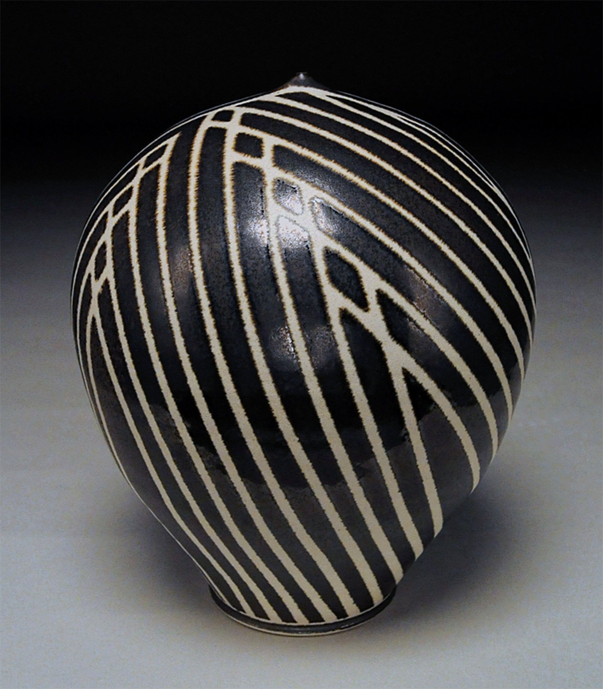 Bronze Striped Bottle