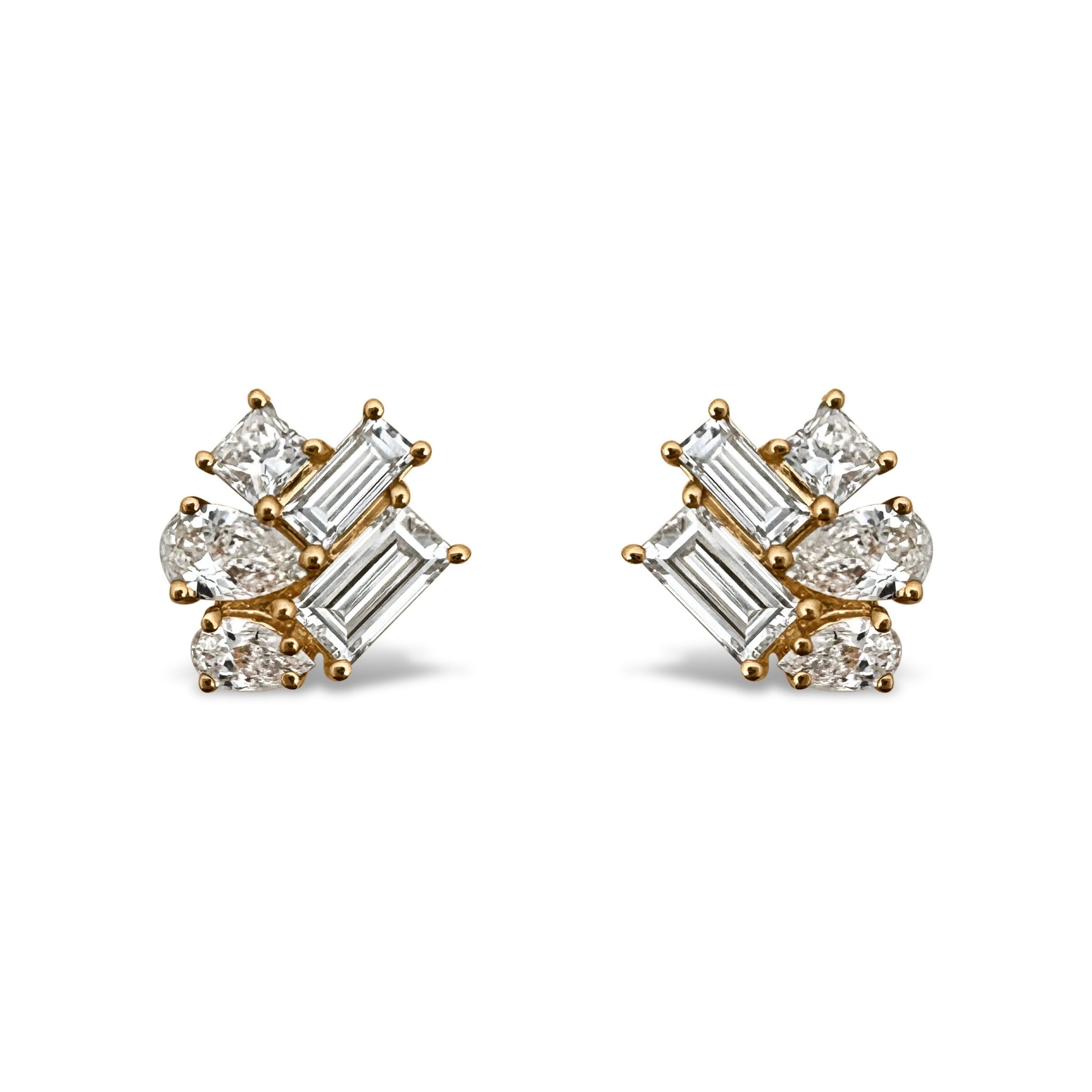 Mini Trellis Bud Earrings