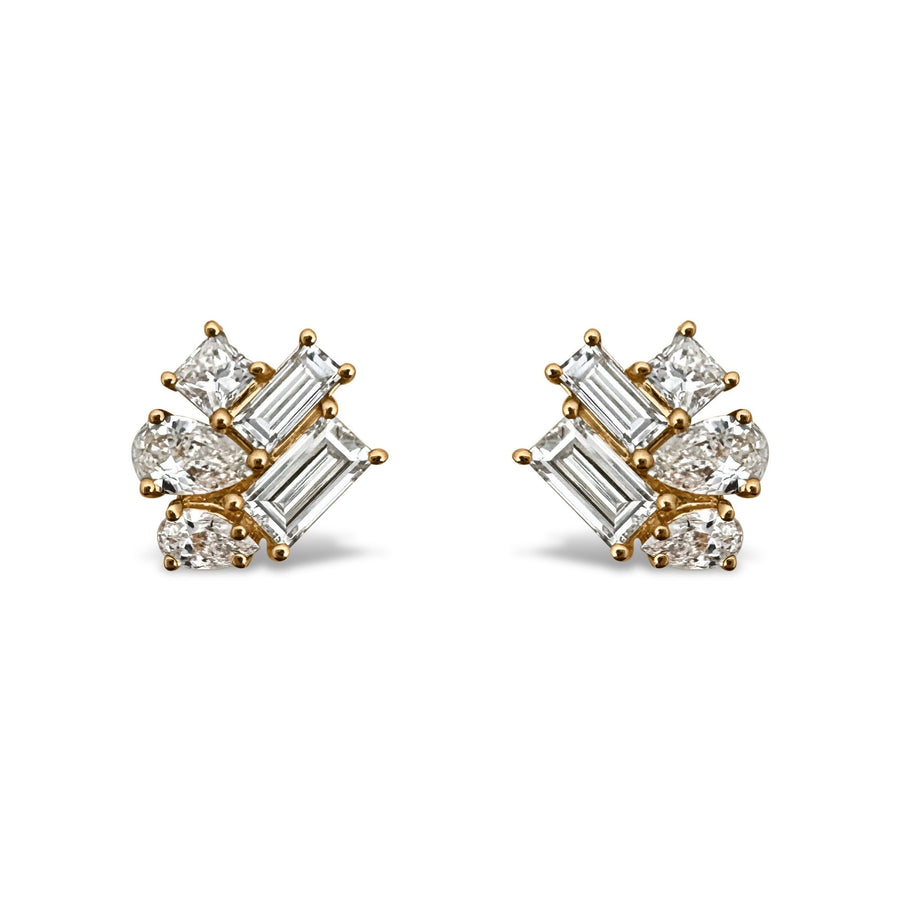 Mini Trellis Bud Earrings