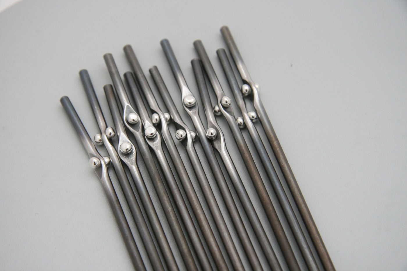 silver rivets