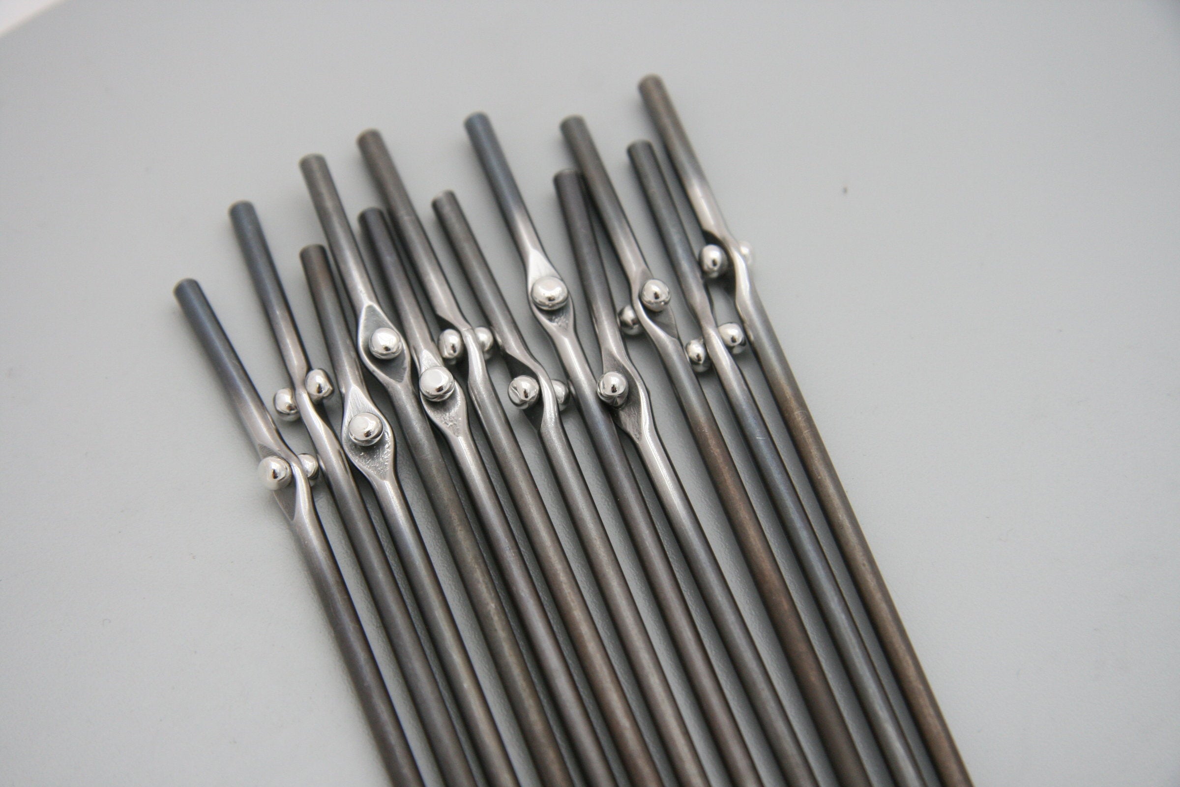 silver rivets