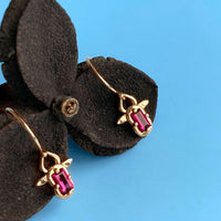 Bull Ox Tourmaline Earrings
