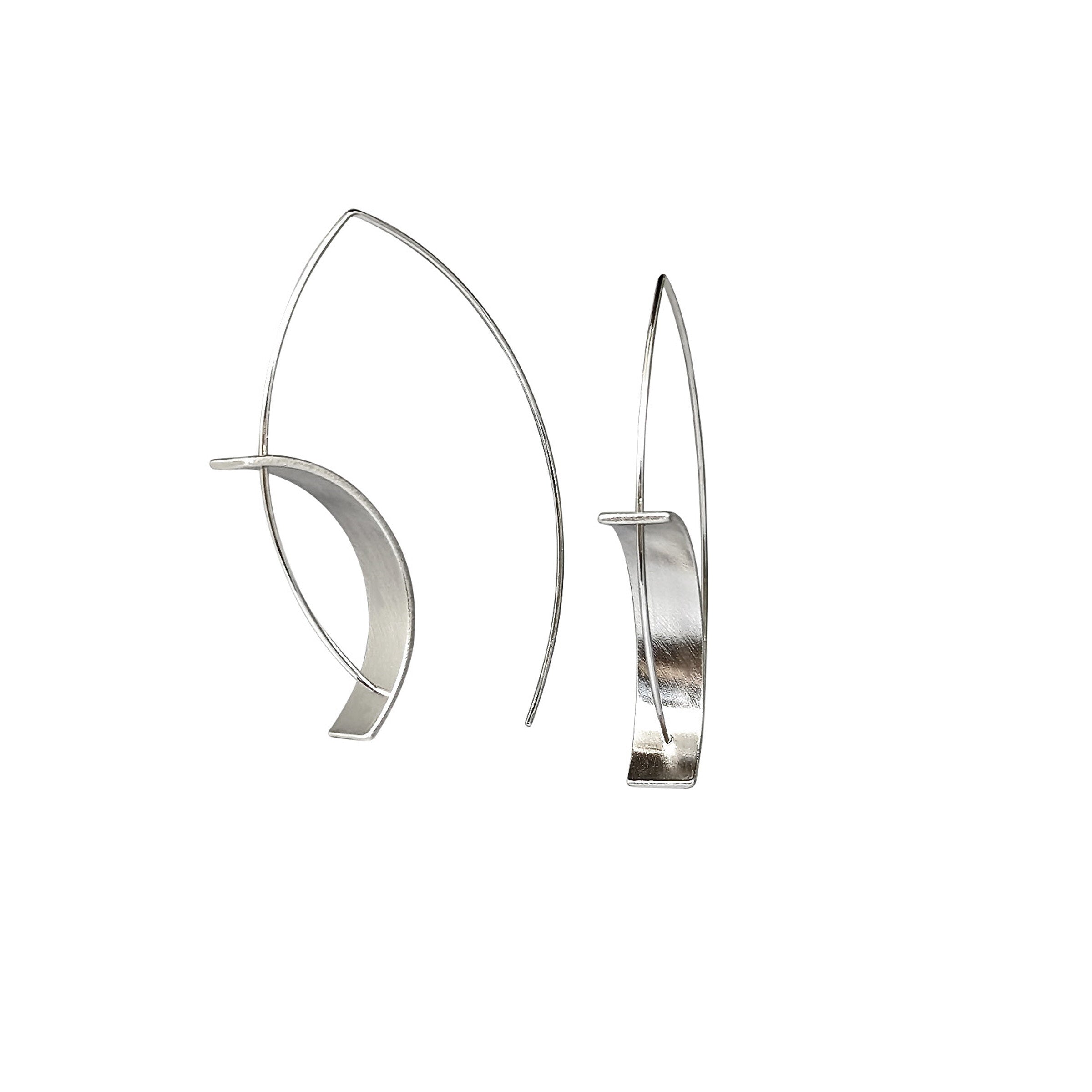Large, Matte Silver
