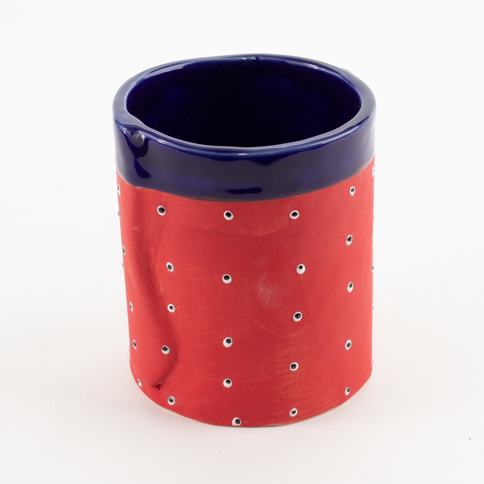 short Velvet Red Mug