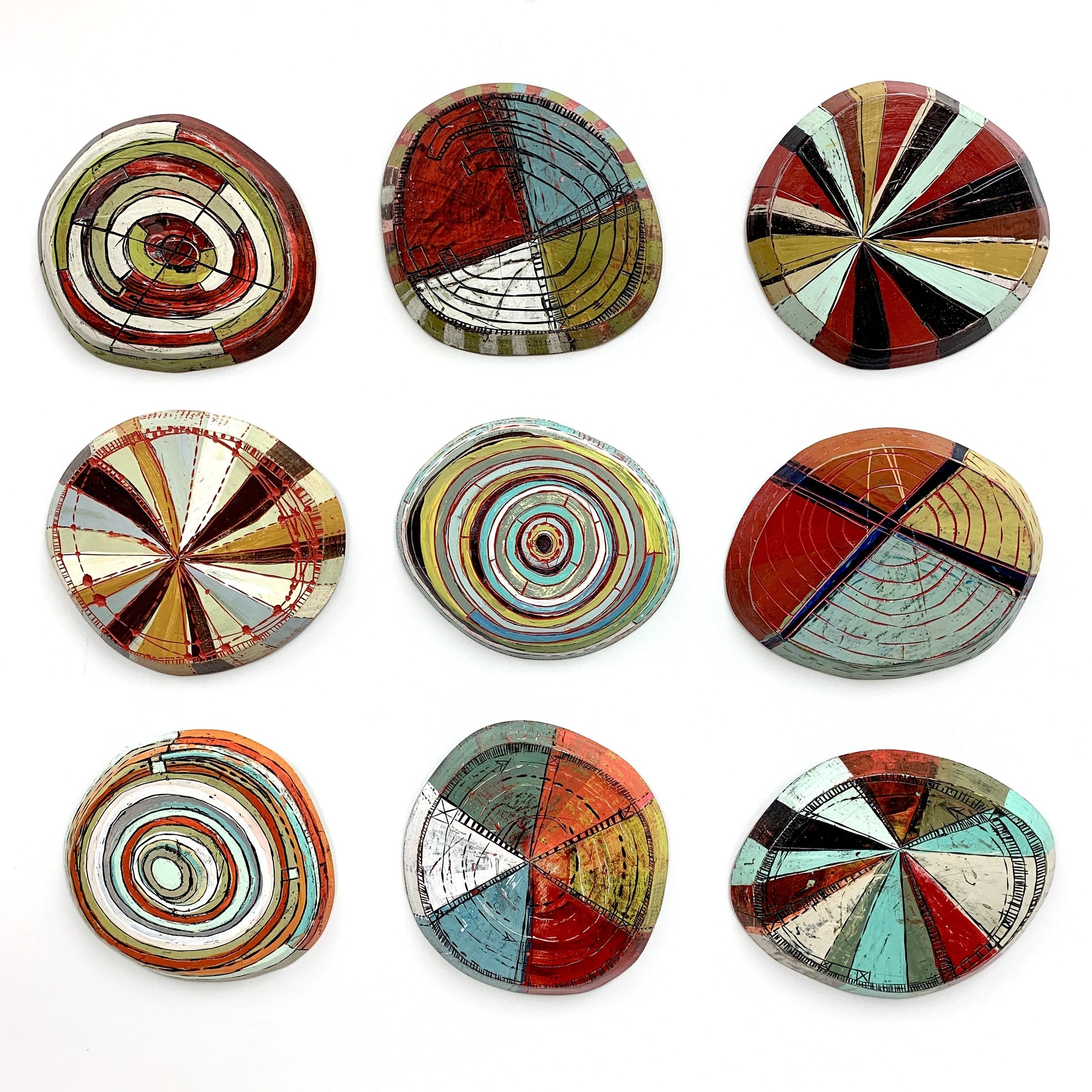 9 Wood Disks