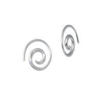 Small Swirl Hoop Earrings