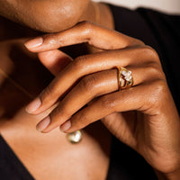 Open Trellis Dome Ring