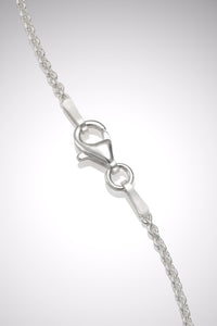 Bark Circle Heart Pendant Necklace