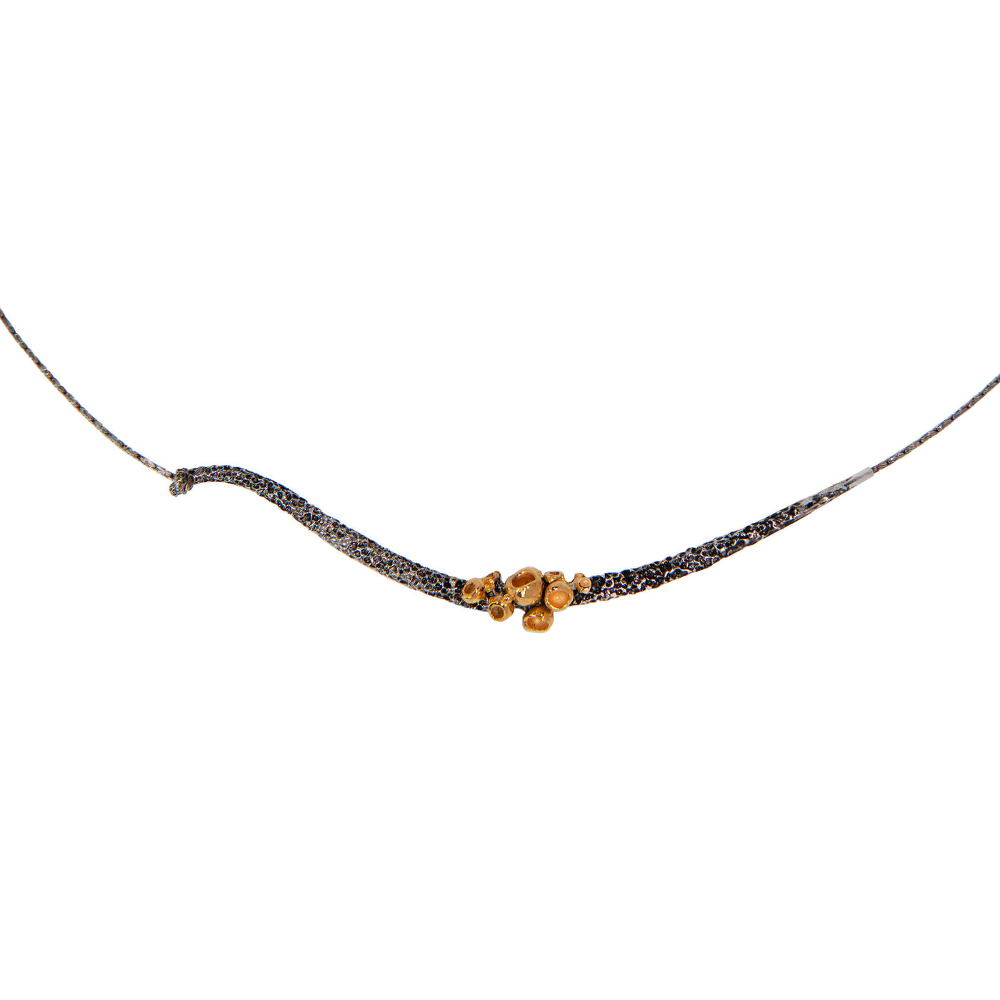 oxidized sterling silver