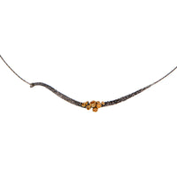 oxidized sterling silver