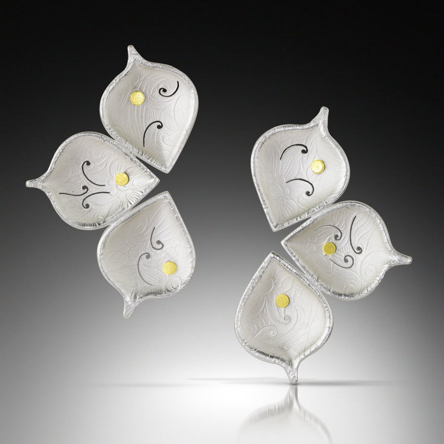 Three Leaves Earrings