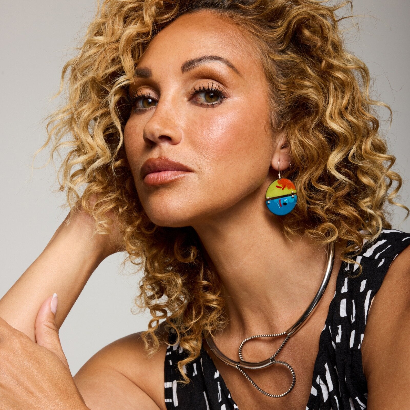 Festive Disc Earrings