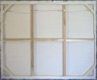 Preferring Periwinkle back of canvas