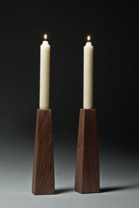Walnut Candle Sticks