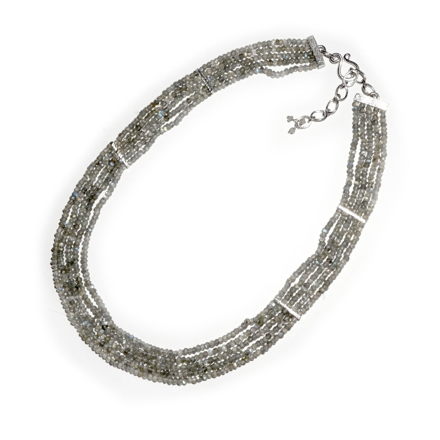 Multi-Strand Labradorite Necklace