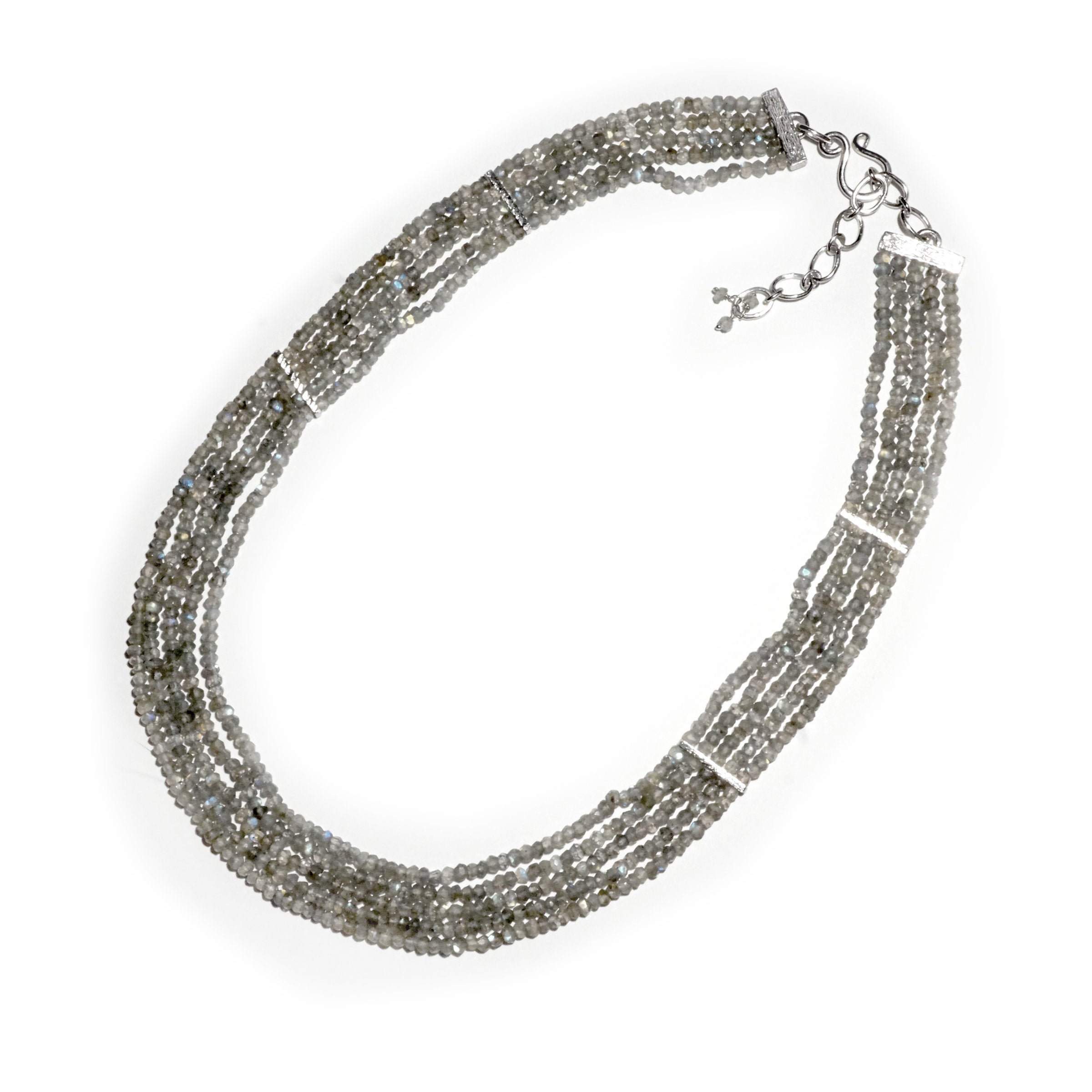 Multi-Strand Labradorite Necklace