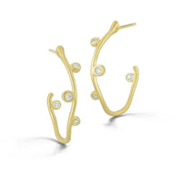 Scribble Small Swivel Hoops