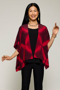scarlet/black