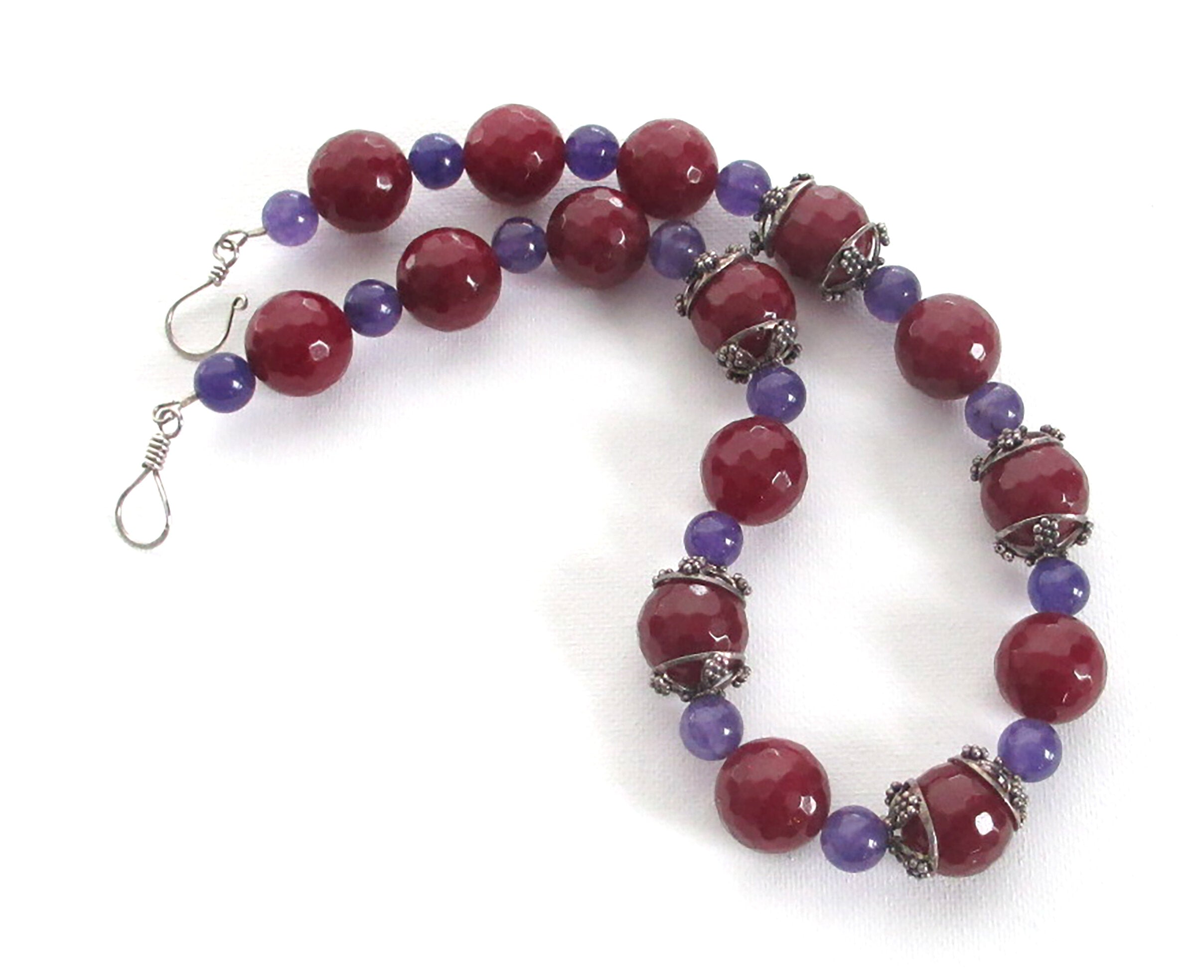 Carnelian and Amethyst Necklace