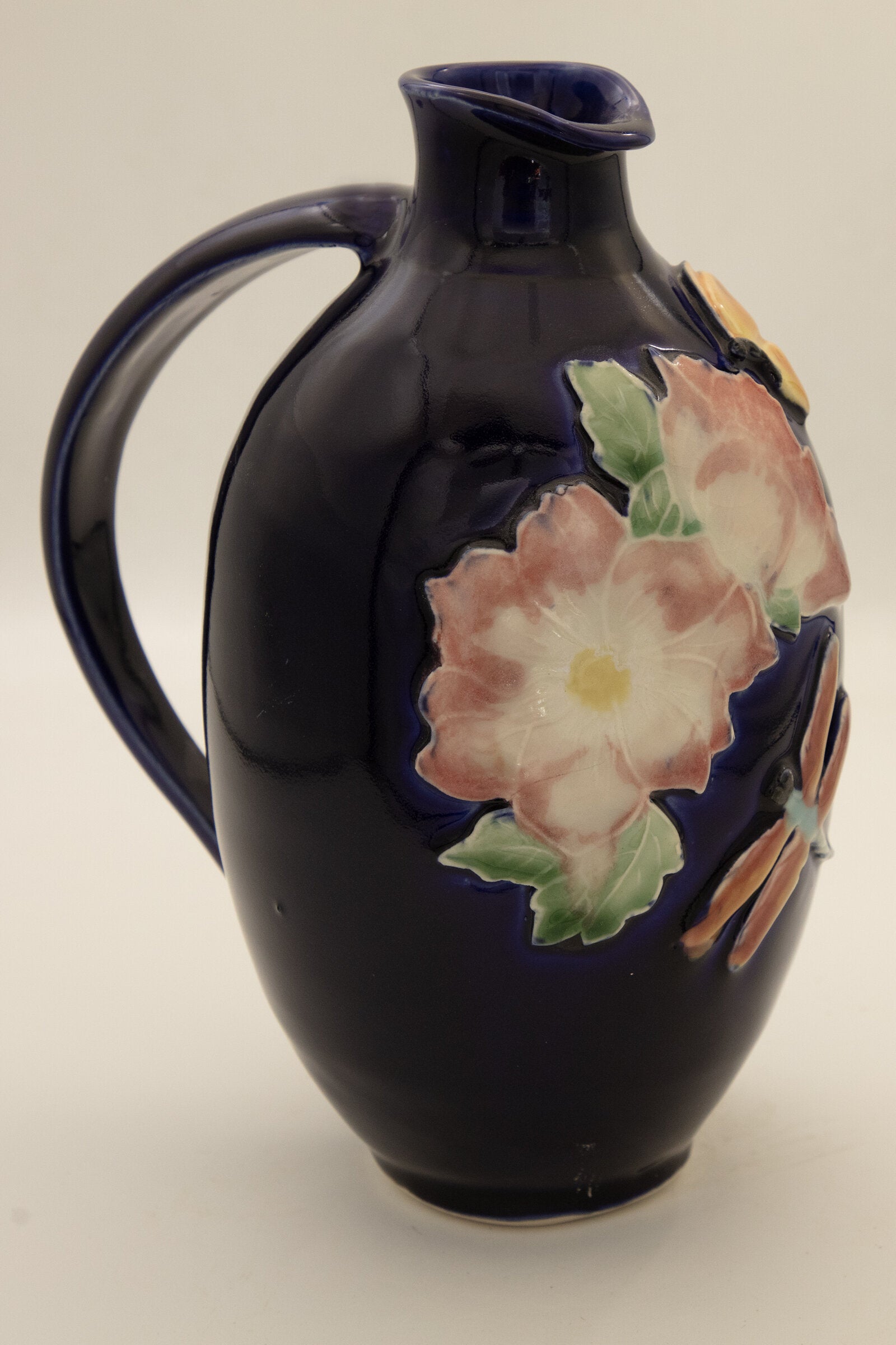 Wild Rose Pitcher Vase