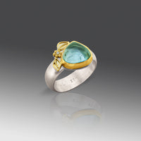 Aqua Blossom Ring