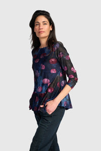 Addison Burnout Flounce Tee