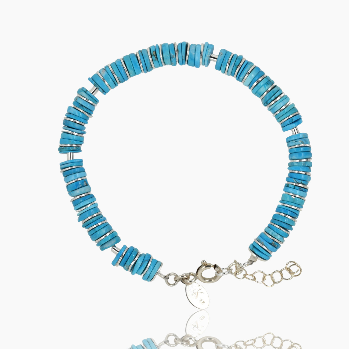 Sleeping Beauty Turquoise Slivers Bracelet