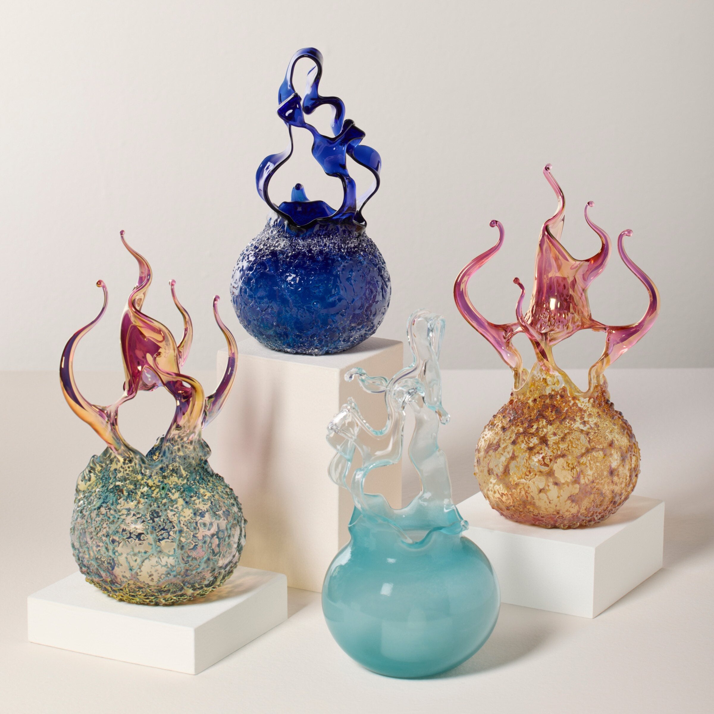 Metallic Fireball Votives