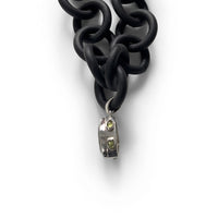 Green Amethyst and Peridot Freeform Pendant