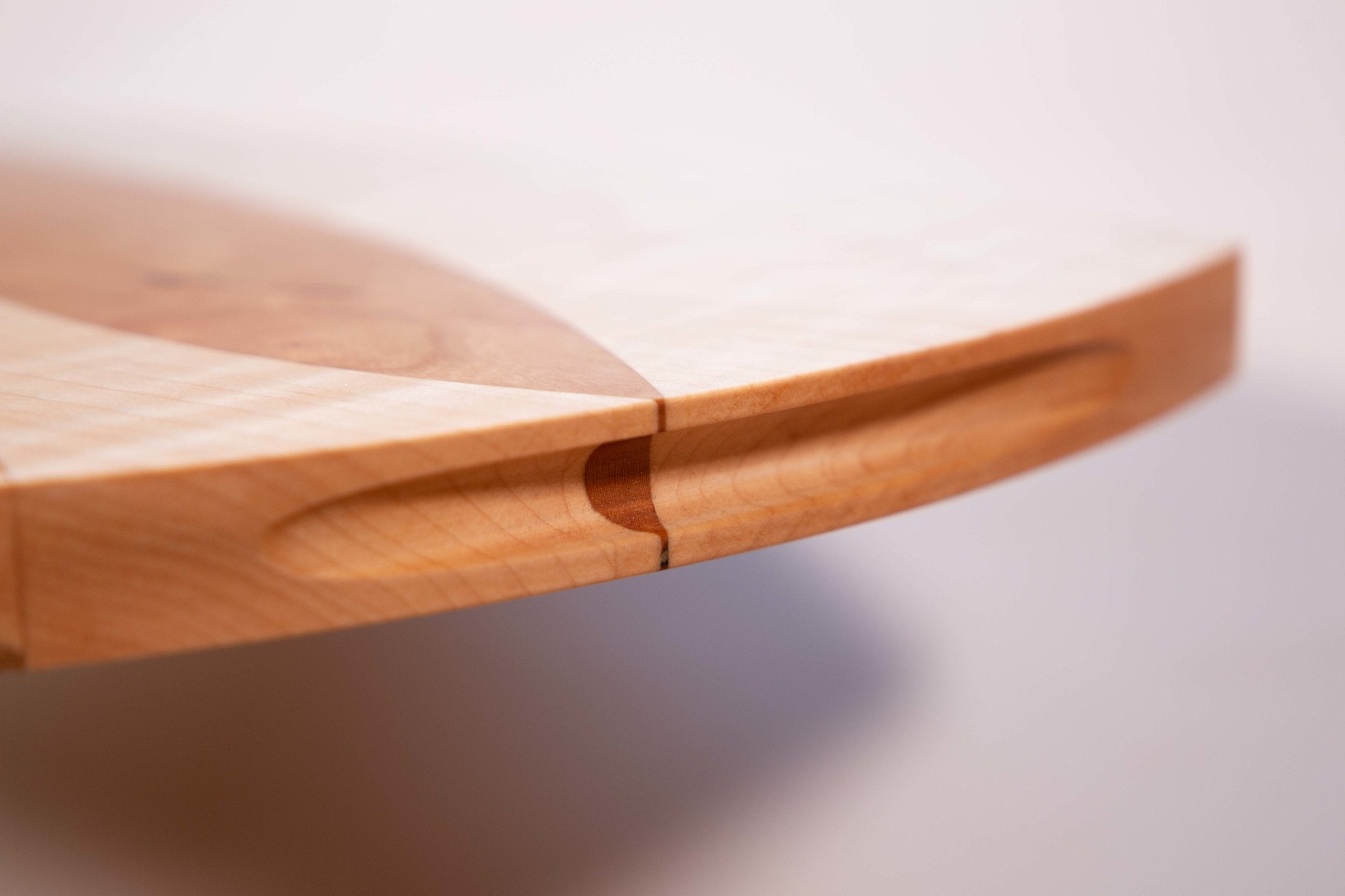 Maple with Cherry Inset