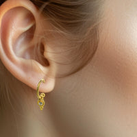 Drops of Light Diamond Hoop Earrings
