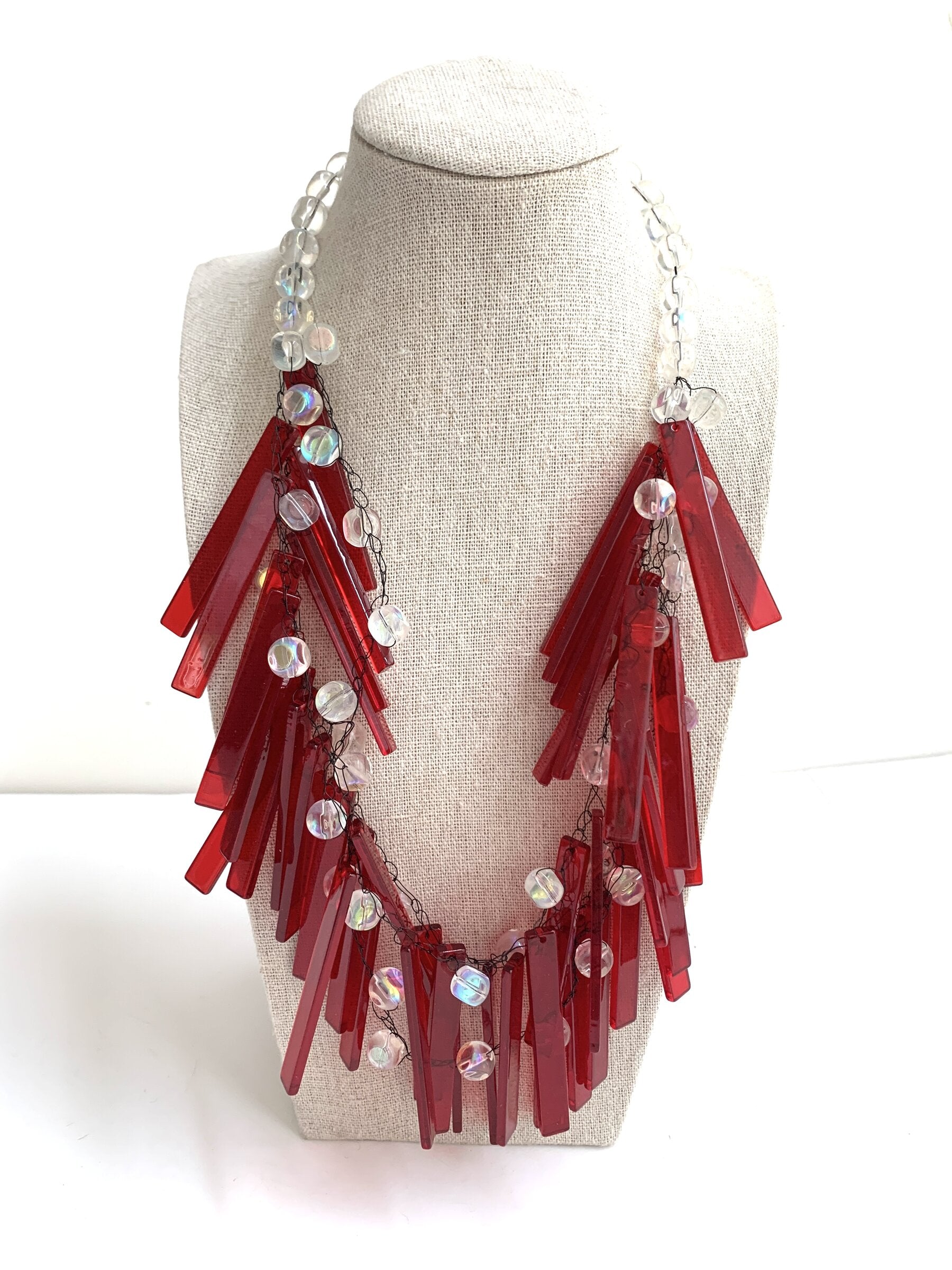 Red Sticks Necklace