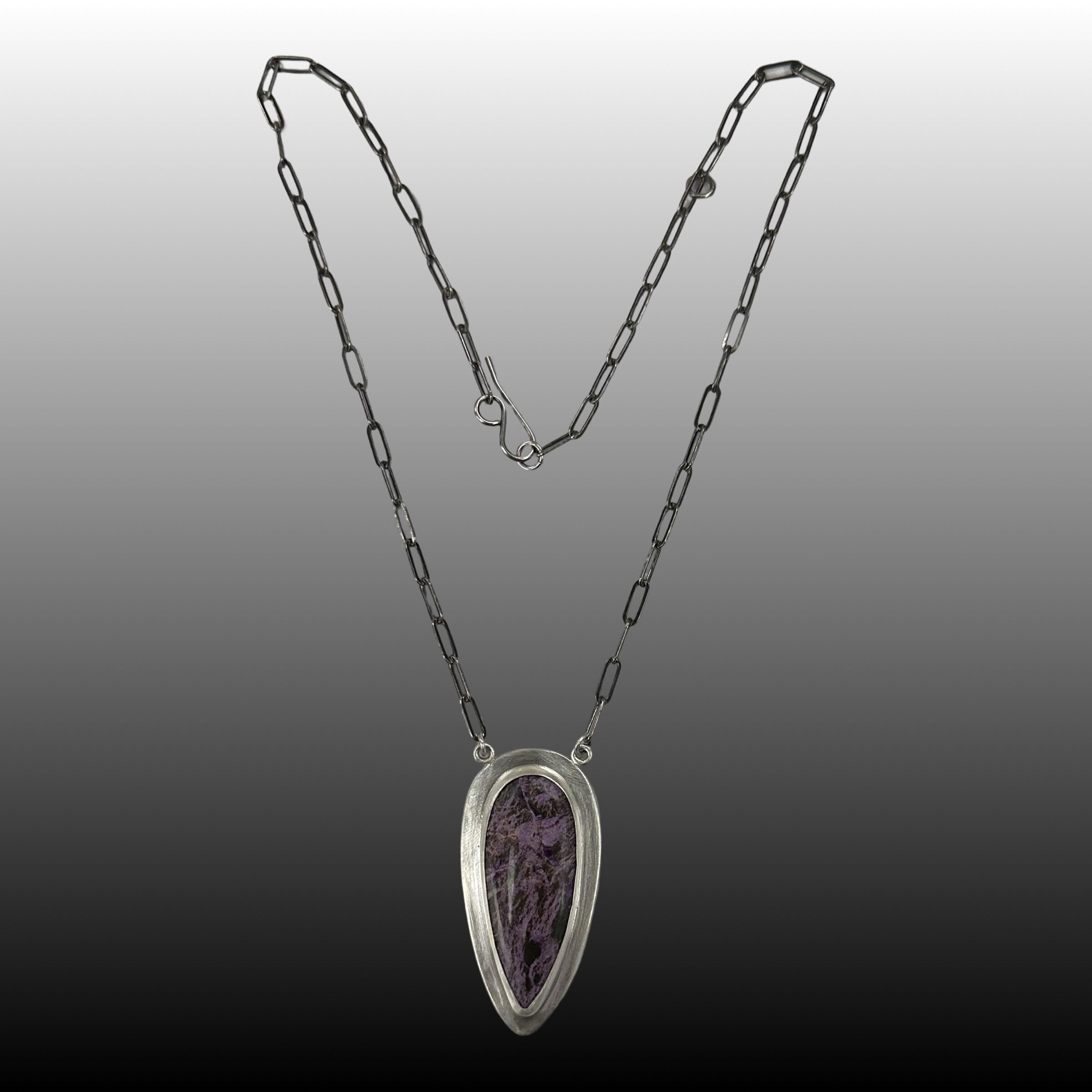 The Days Were Long But the Nights Were Purple Necklace
