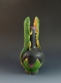 Two Conversing Lizards