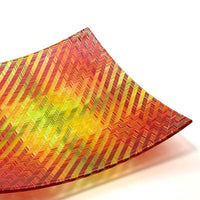 Autumn V Chevron Tapestry Platter
