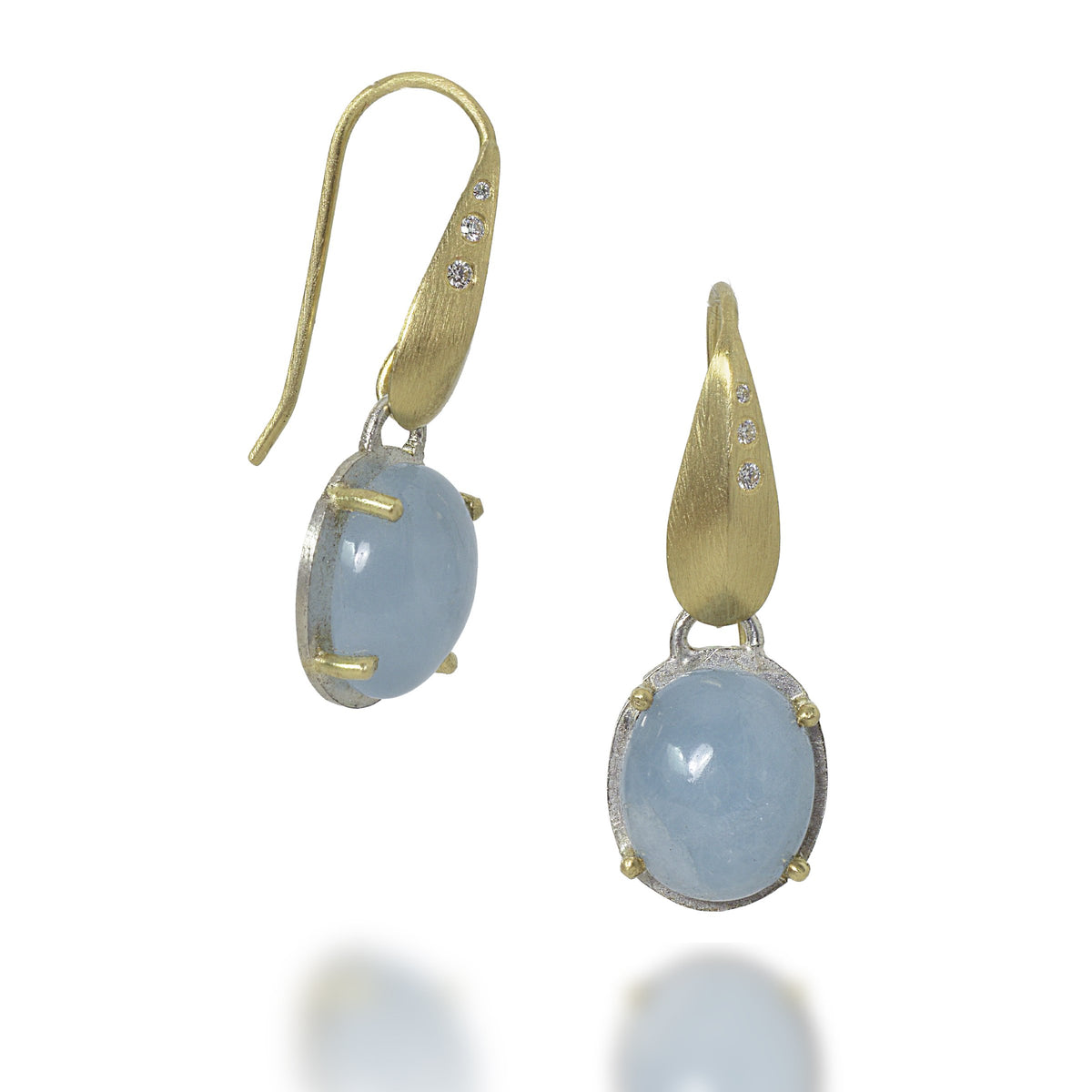 Aquamarine Pyrus Earrings