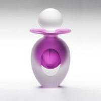 Frosted Egg Perfume Bottle in Violet