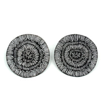 Arc Line Arc Sgraffito Earrings
