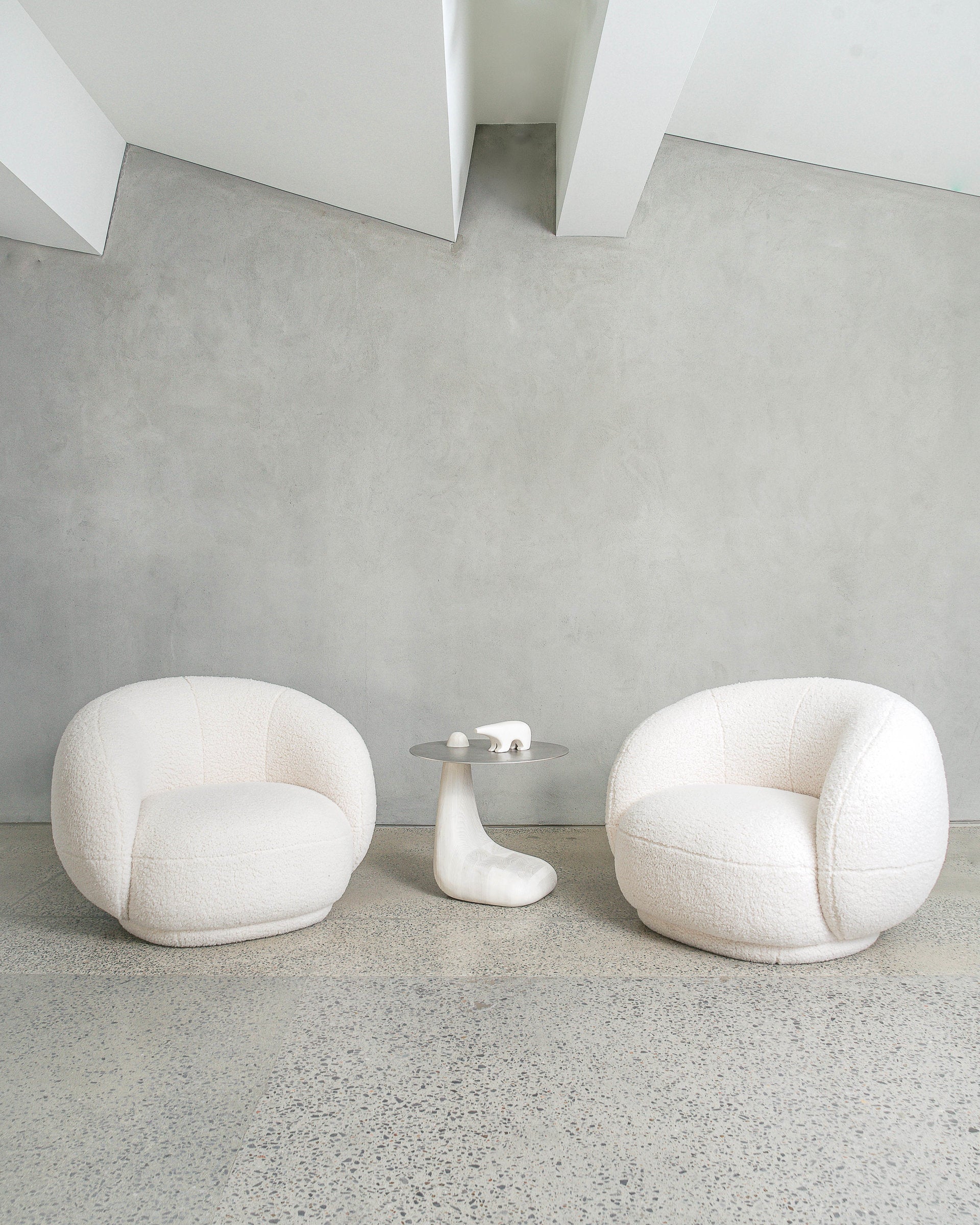 White with Stainless Steel