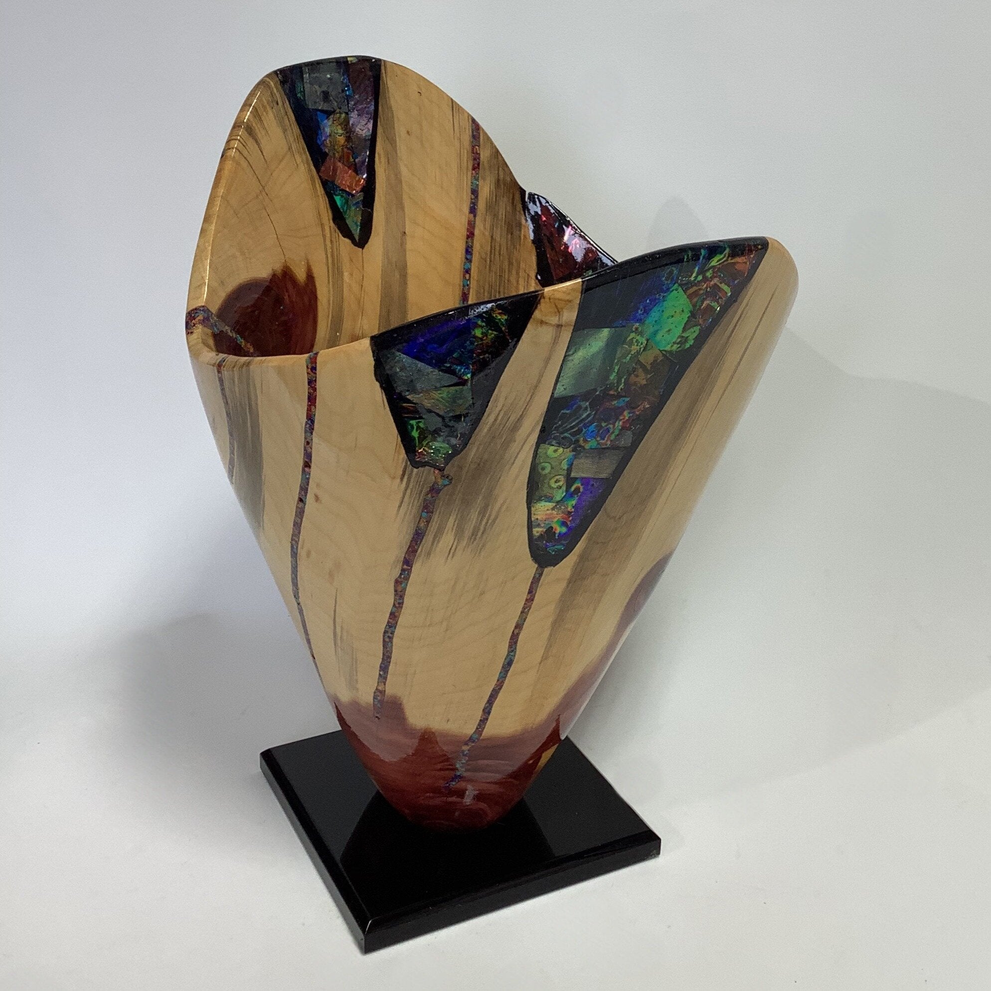 Purple Heart Juniper Vase