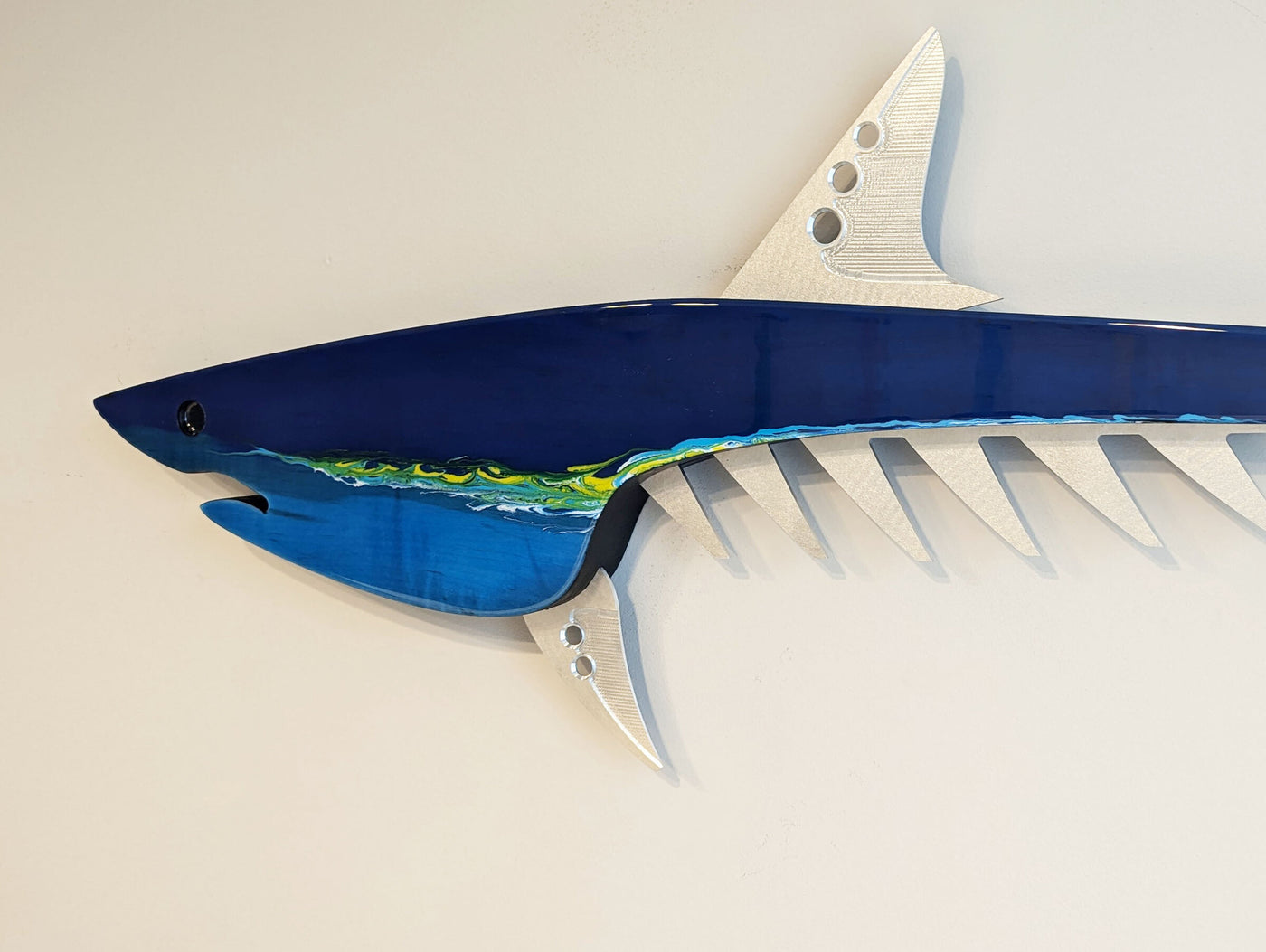 Mako Blue with Coastal Stripe