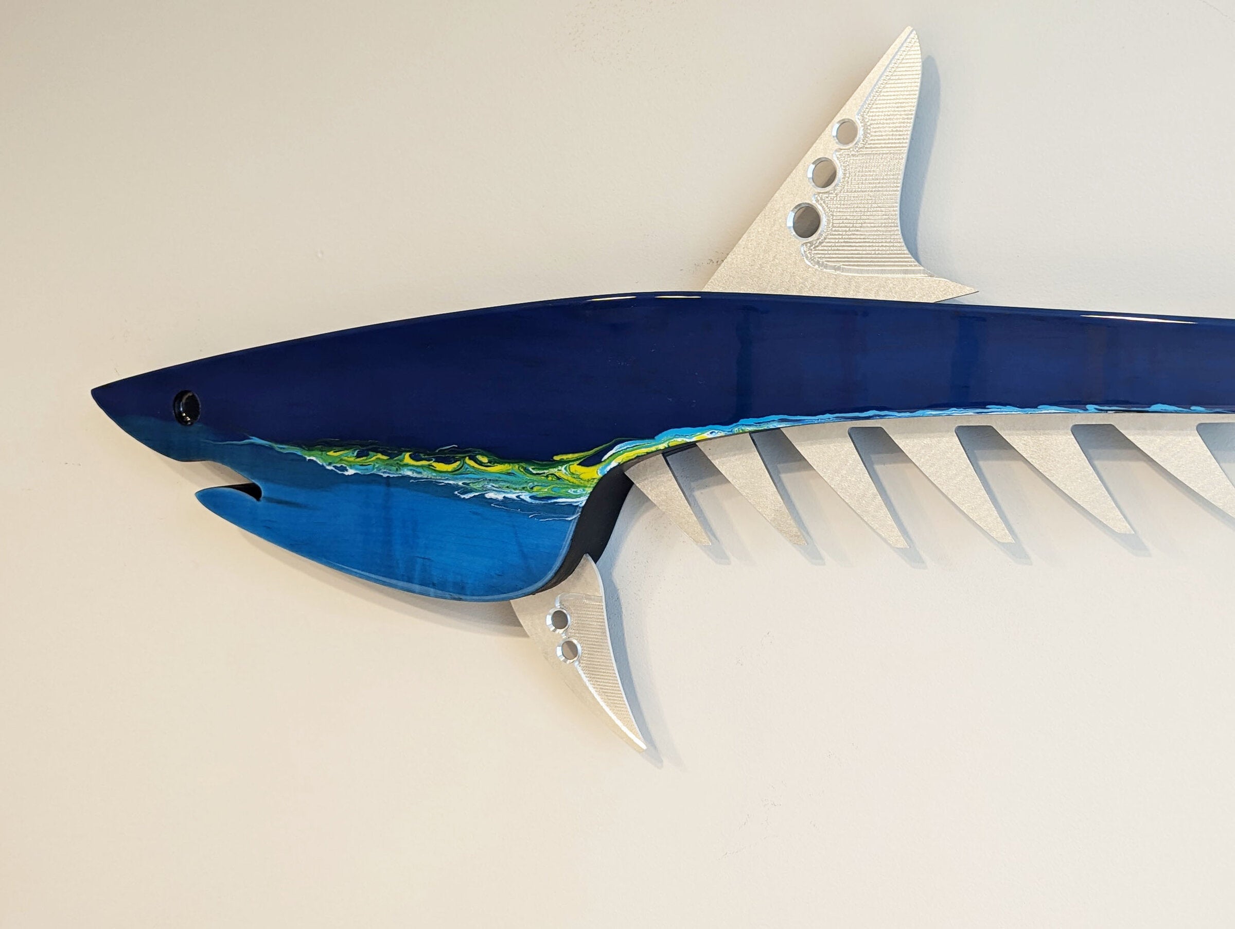 Mako Blue with Coastal Stripe