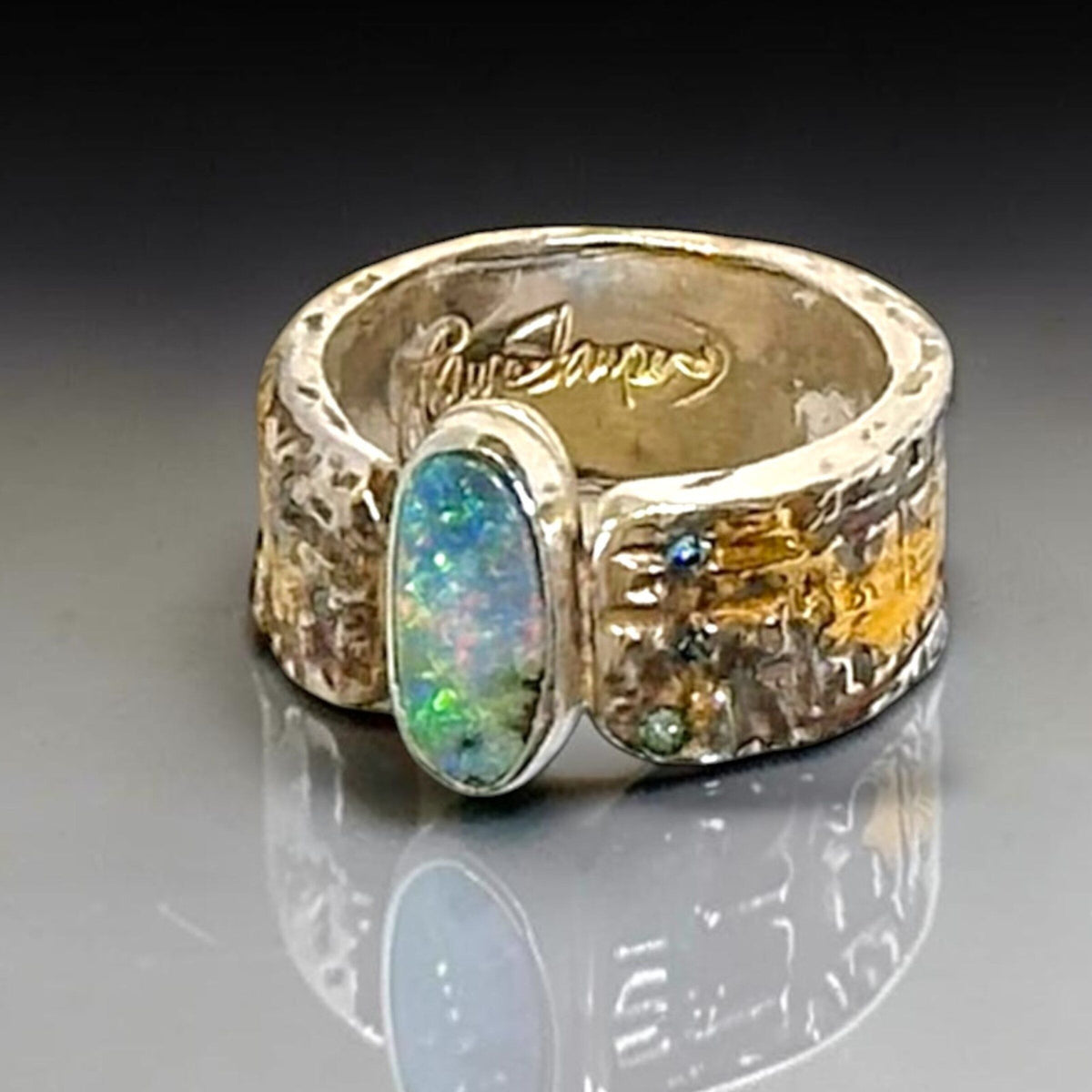 Mermaid Secret Treasure Statement Ring