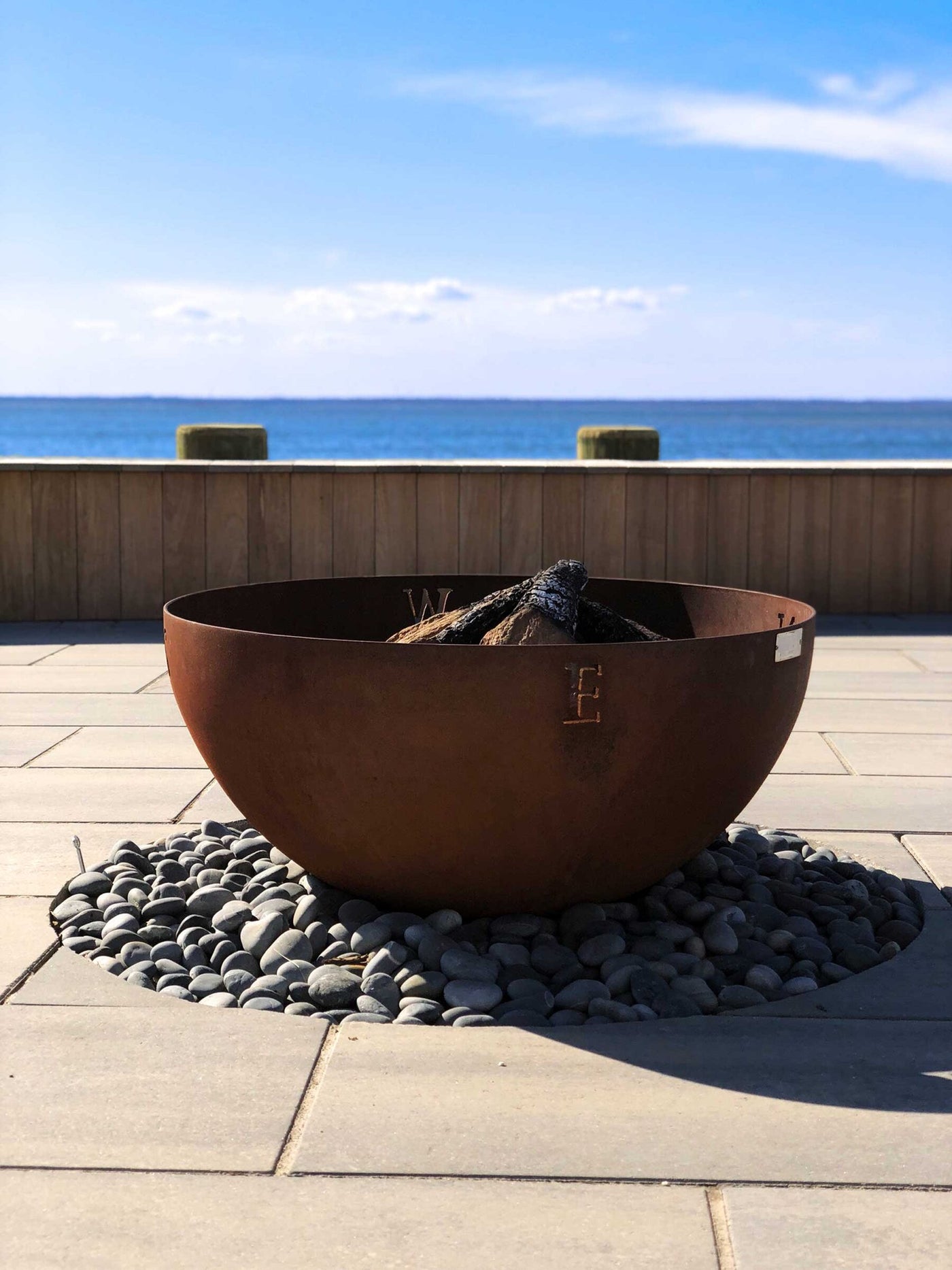 Compass Sculptural Fire Pit