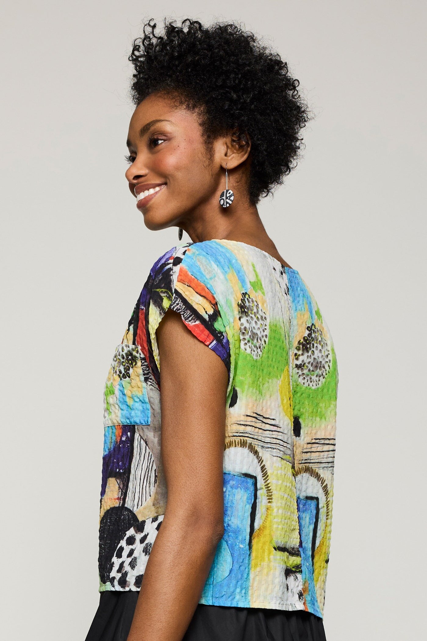 Silk Blend Artist's Top