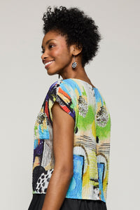 Silk Blend Artist's Top