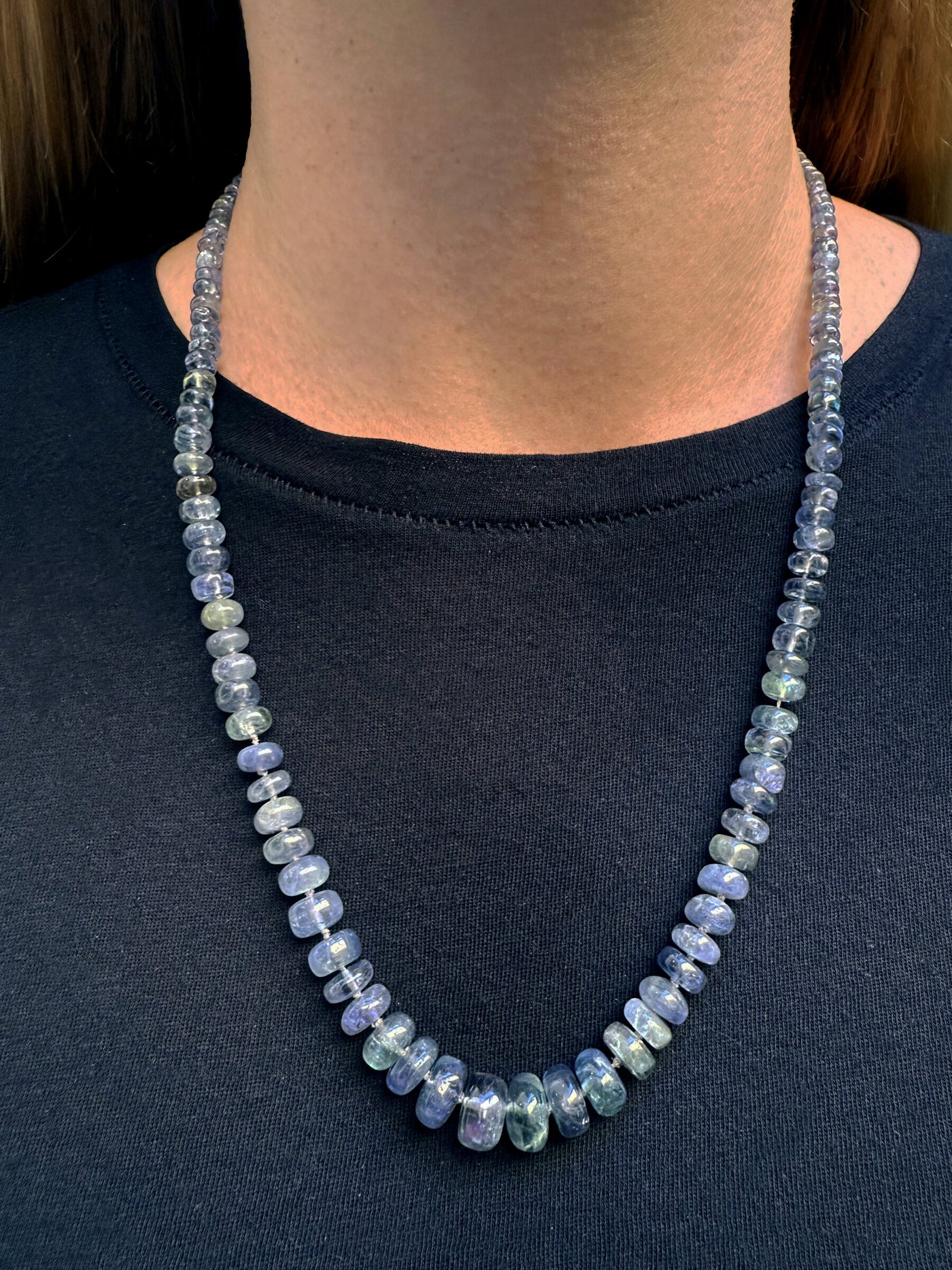 Bi-Color Tanzanite Candy Necklace
