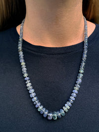 Bi-Color Tanzanite Candy Necklace